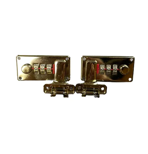 Replacement Hard Briefcase 3 Dial Combination Brass Locks W/Rivets