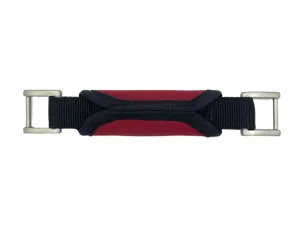 Replacement Webbing Padded Handle with Nickel Hardware - 8.5"
