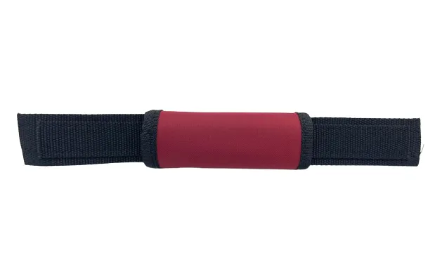 Replacement Webbing Padded Handle with Nickel Hardware - 8.5"