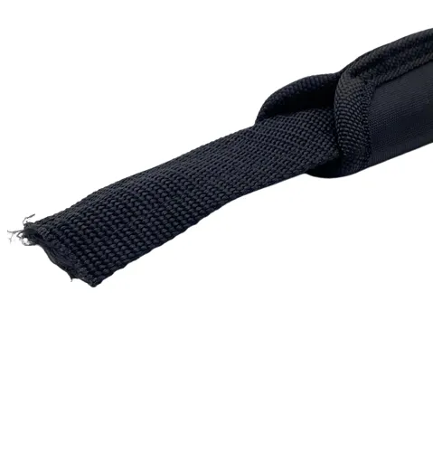 Replacement Webbing Padded Handle with Nickel Hardware - 8.5"