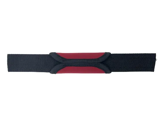 Replacement Webbing Padded Handle with Nickel Hardware - 8.5"