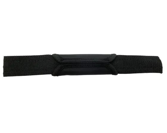 Replacement Webbing Padded Handle with Nickel Hardware - 8.5"