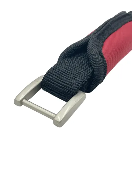 Replacement Webbing Padded Handle with Nickel Hardware - 8.5"