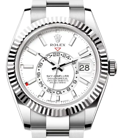 Rolex 326934 White Dial Sky Dweller