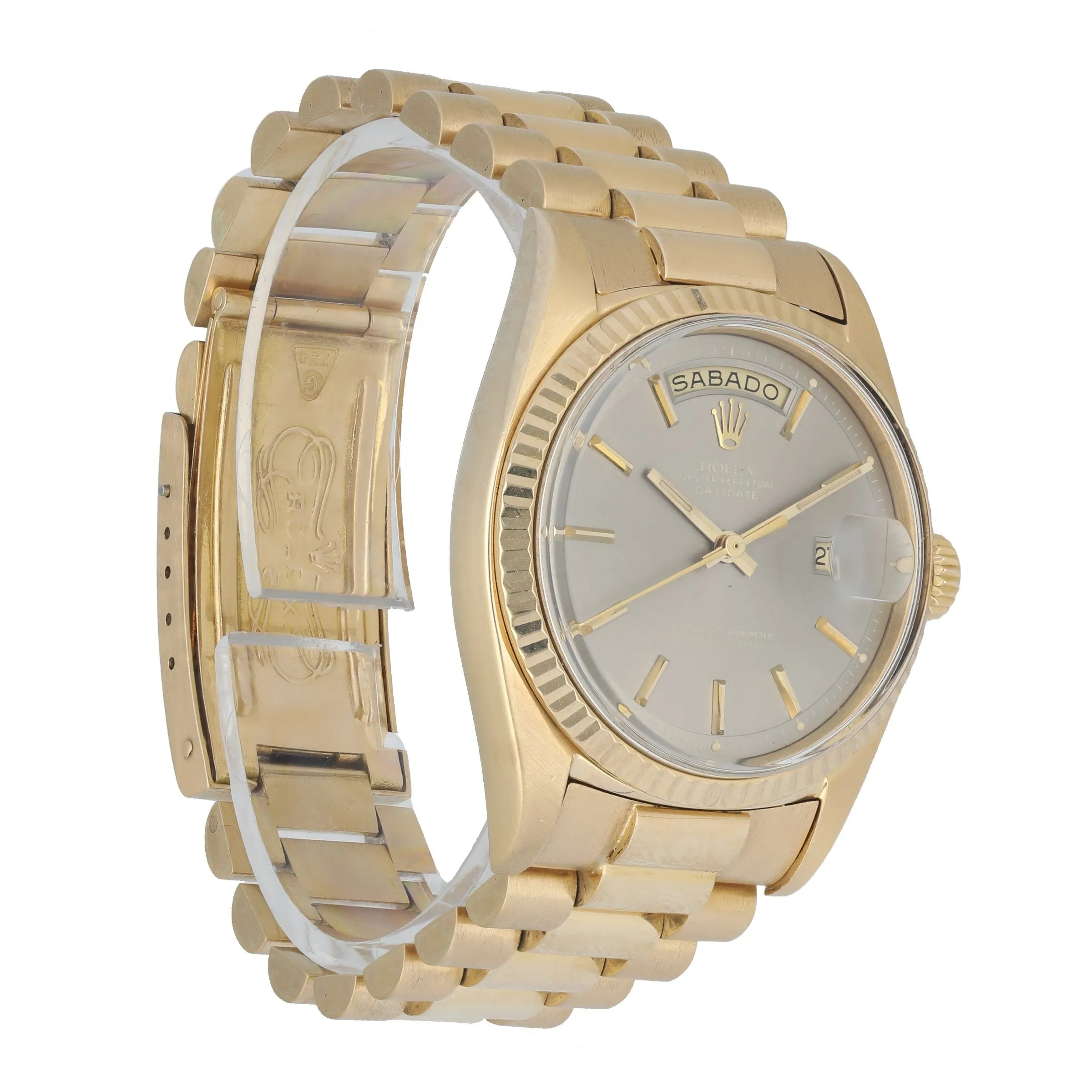Rolex Day Date 1803 18K Yellow Gold Venezuelan Bracelet Men's Watch