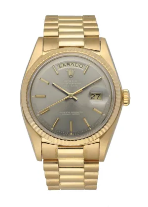 Rolex Day Date 1803 18K Yellow Gold Venezuelan Bracelet Men's Watch