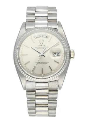 Rolex Day-Date President 1803 White Gold mens Watch