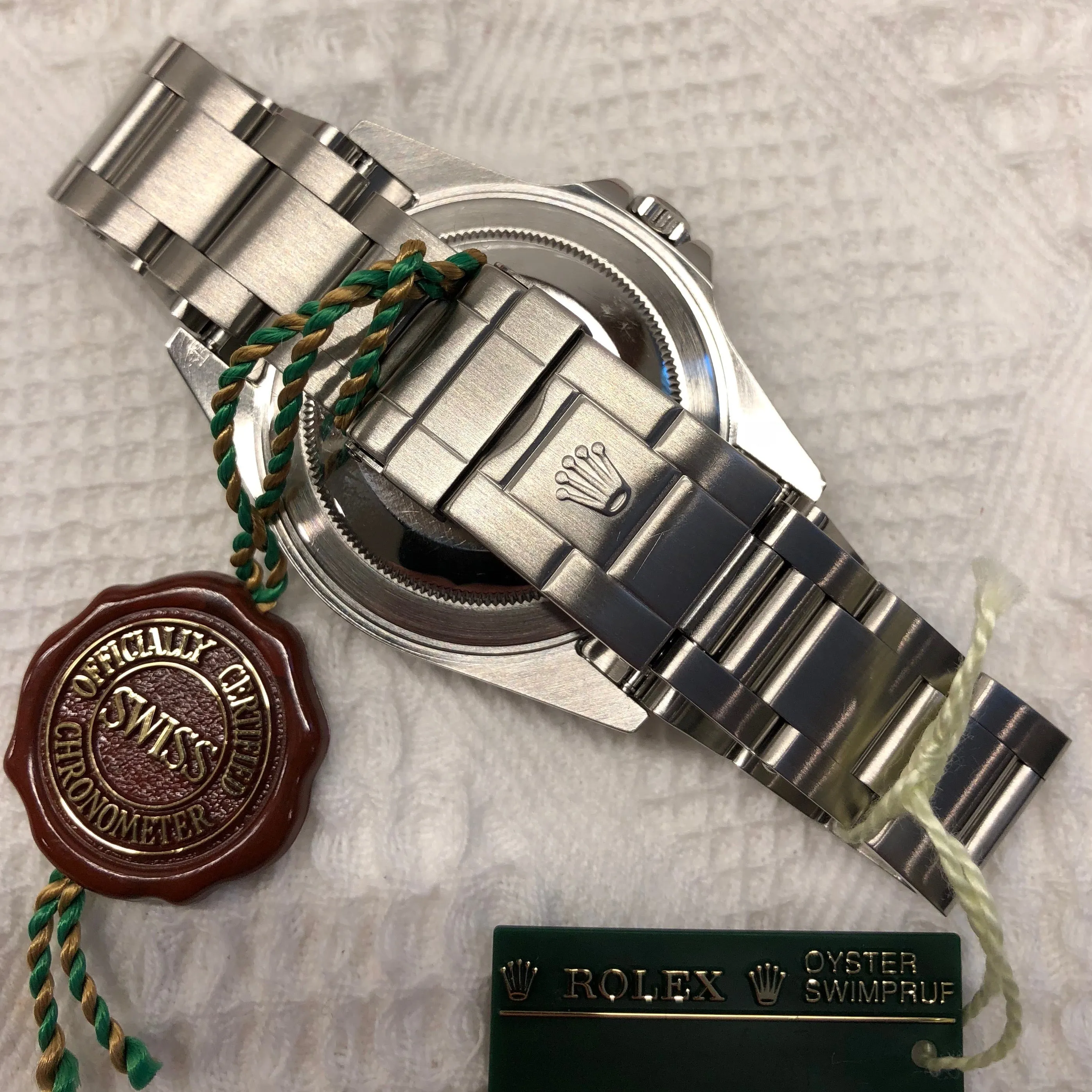 Rolex Explorer II 16570 Stainless Steel GMT Oyster F Serial Wristwatch Box Papers Circa 2003