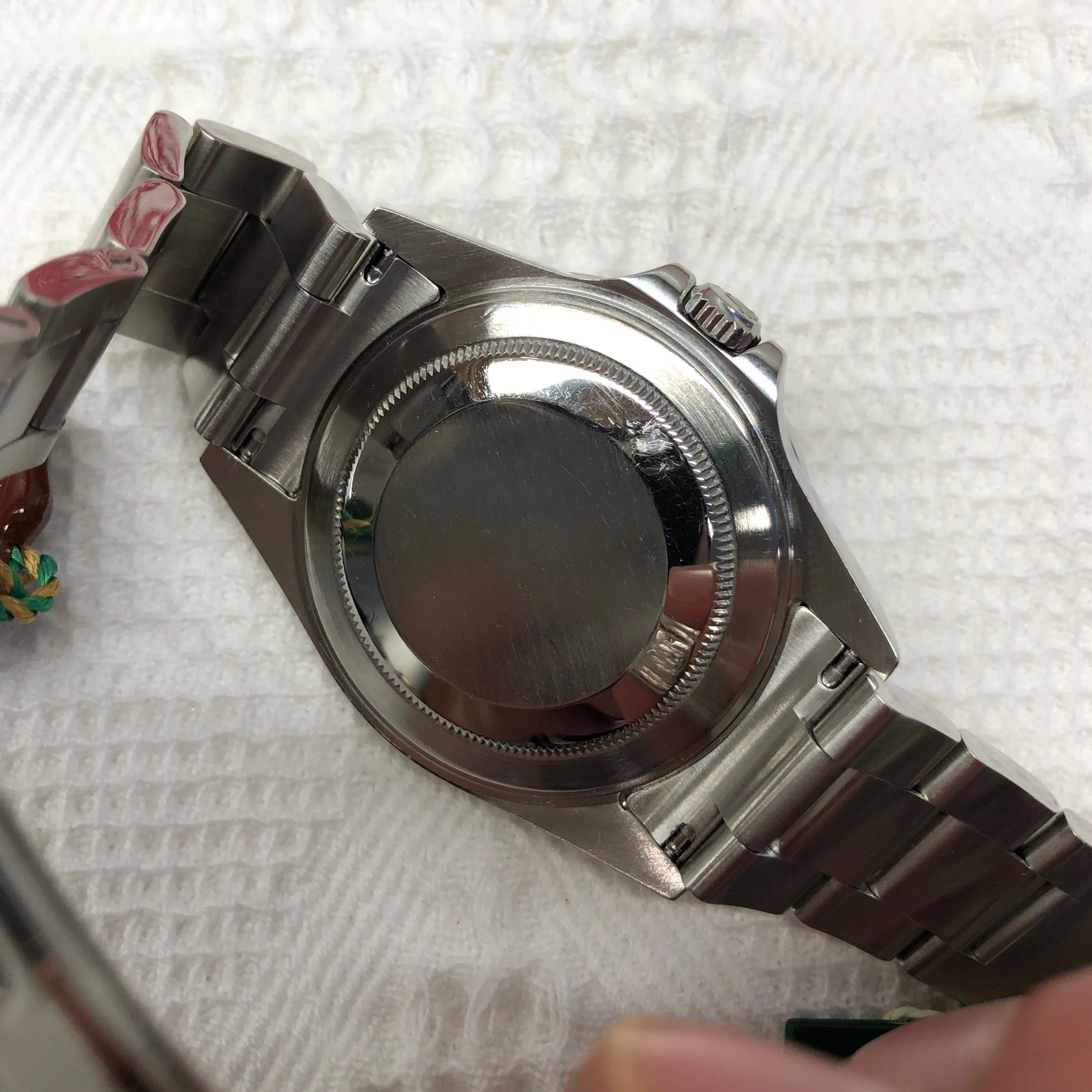 Rolex Explorer II 16570 Stainless Steel GMT Oyster F Serial Wristwatch Box Papers Circa 2003