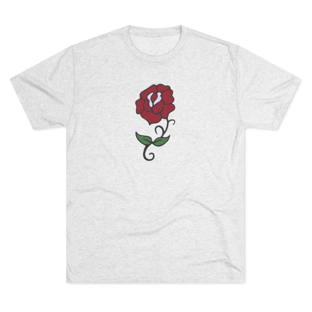 Rose Tattoo - Men's Tri-Blend T-Shirt