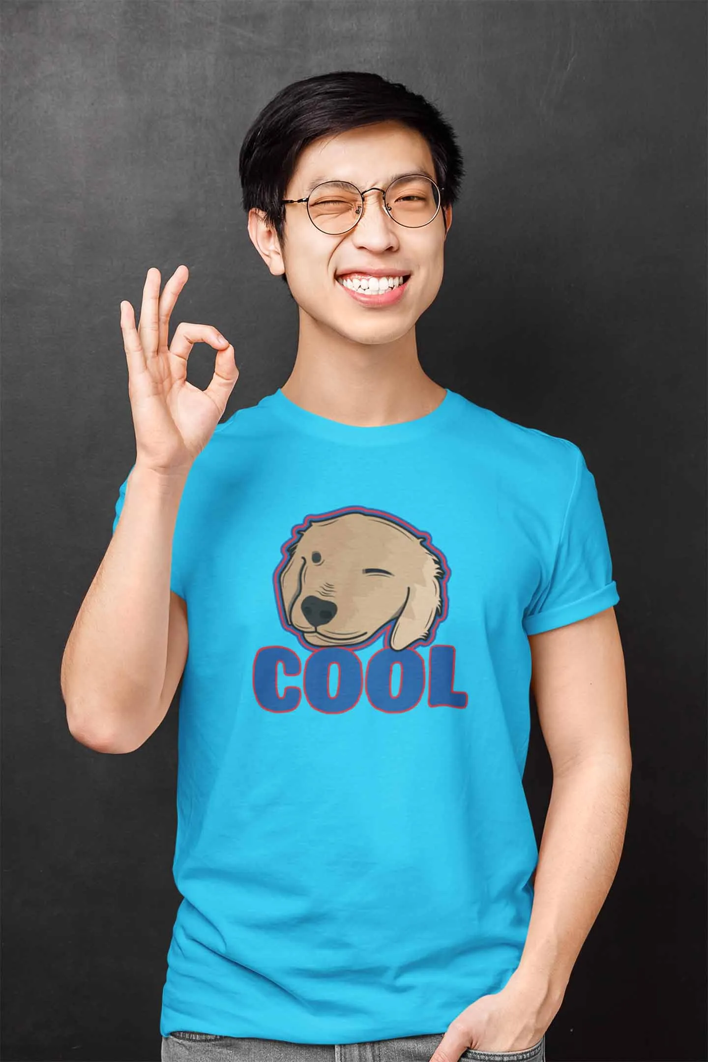 Round Neck T-Shirt (Men) - Labra-dorable (10 Colours)