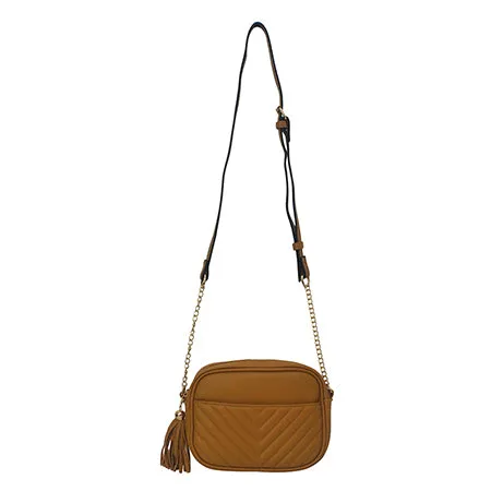 SALE! Mustard Chic Faux Leather NGIL Crossbody Bag