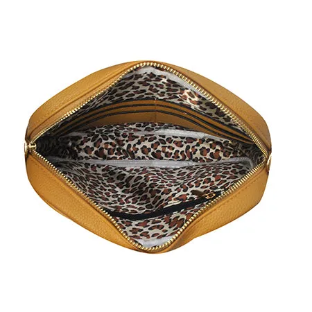 SALE! Mustard Chic Faux Leather NGIL Crossbody Bag