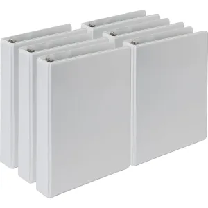 Samsill Econo Jr Bnd View 1" White 6pk
