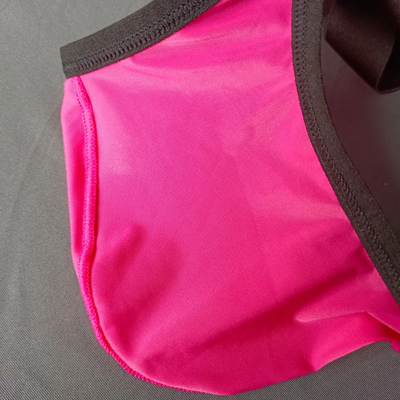 Sexy Hollow Ice Silk Men's Thong