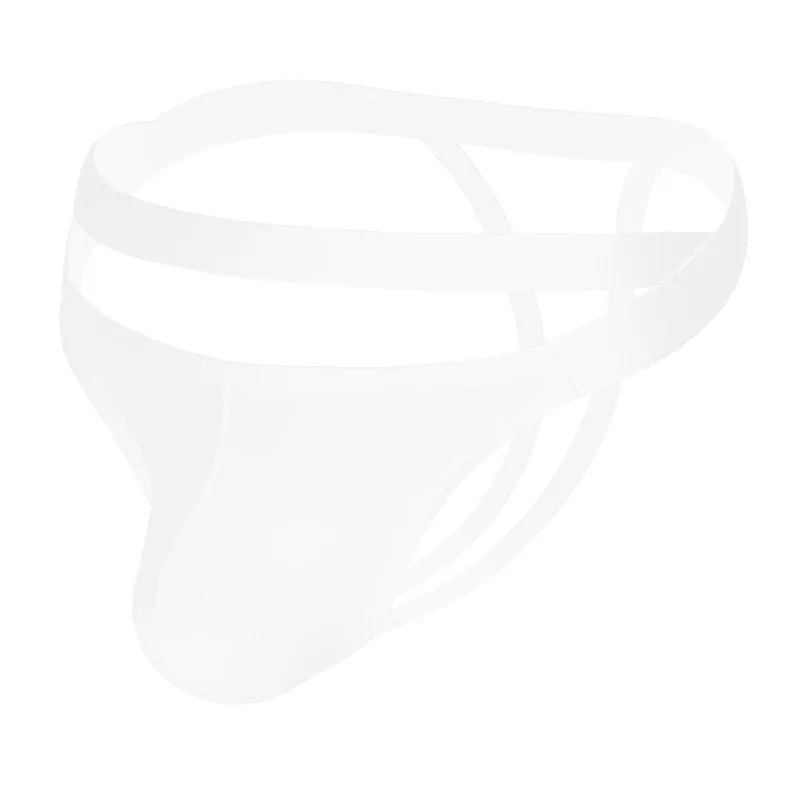Sexy Hollow Ice Silk Men's Thong