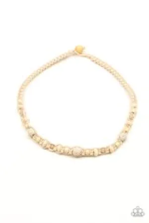 Shark Baiter - White Men's Necklace