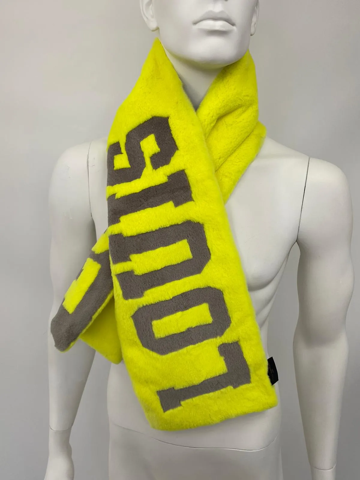 Sheared Mink Fluo Scarf