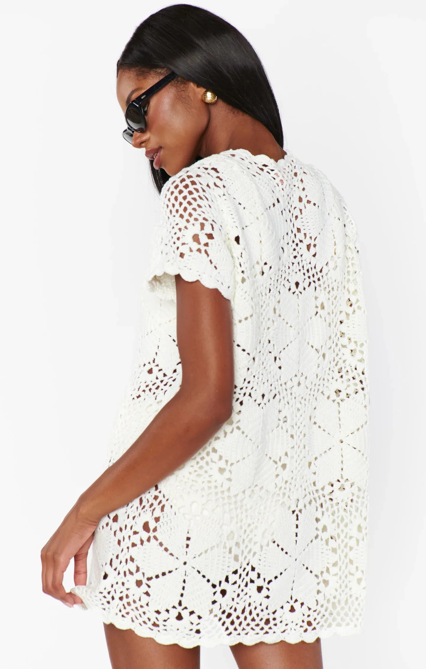 Show Me Your Mumu | Cleo Coverup {Salty Floral Crochet}