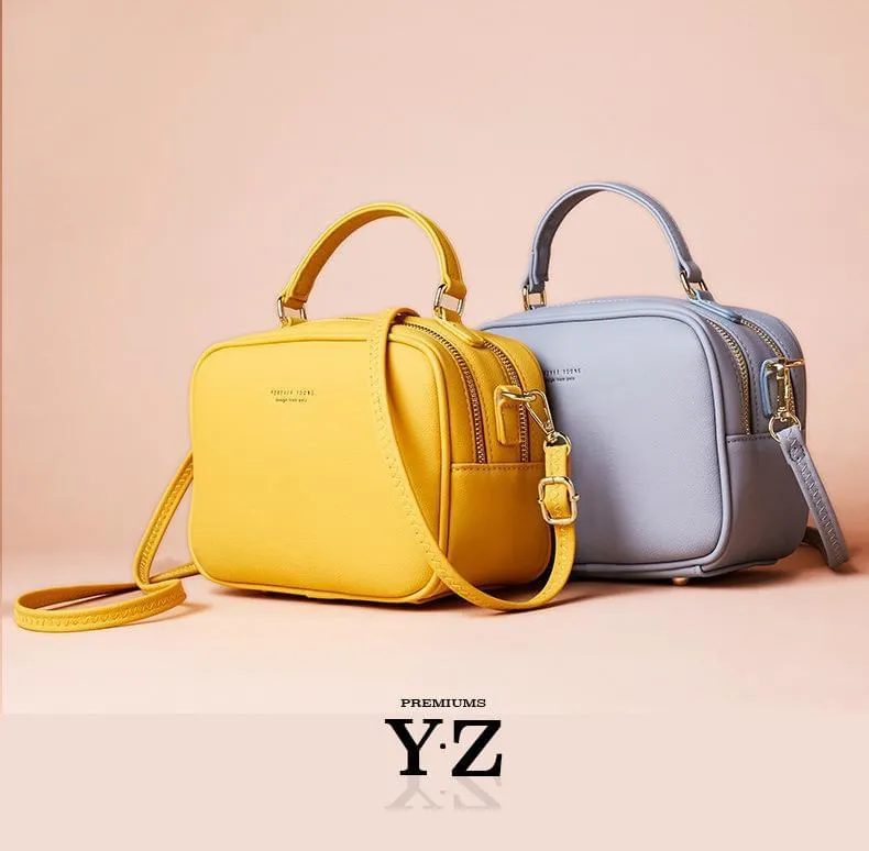Signature Handbag - Soft Gray