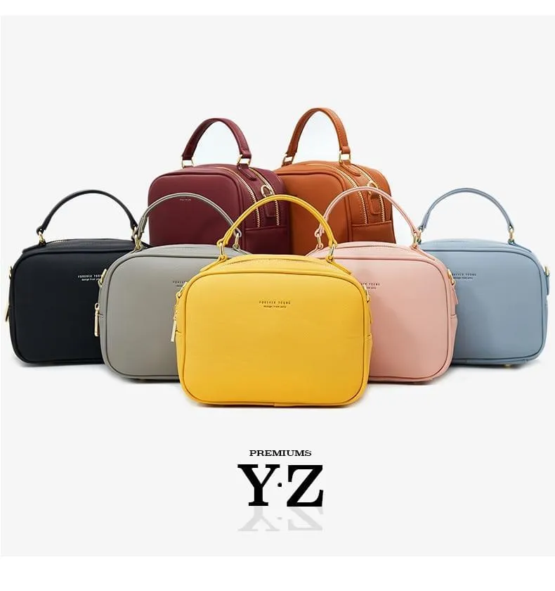 Signature Handbag - Soft Gray