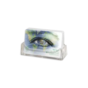 Single Slot Plastic Business Card Holder