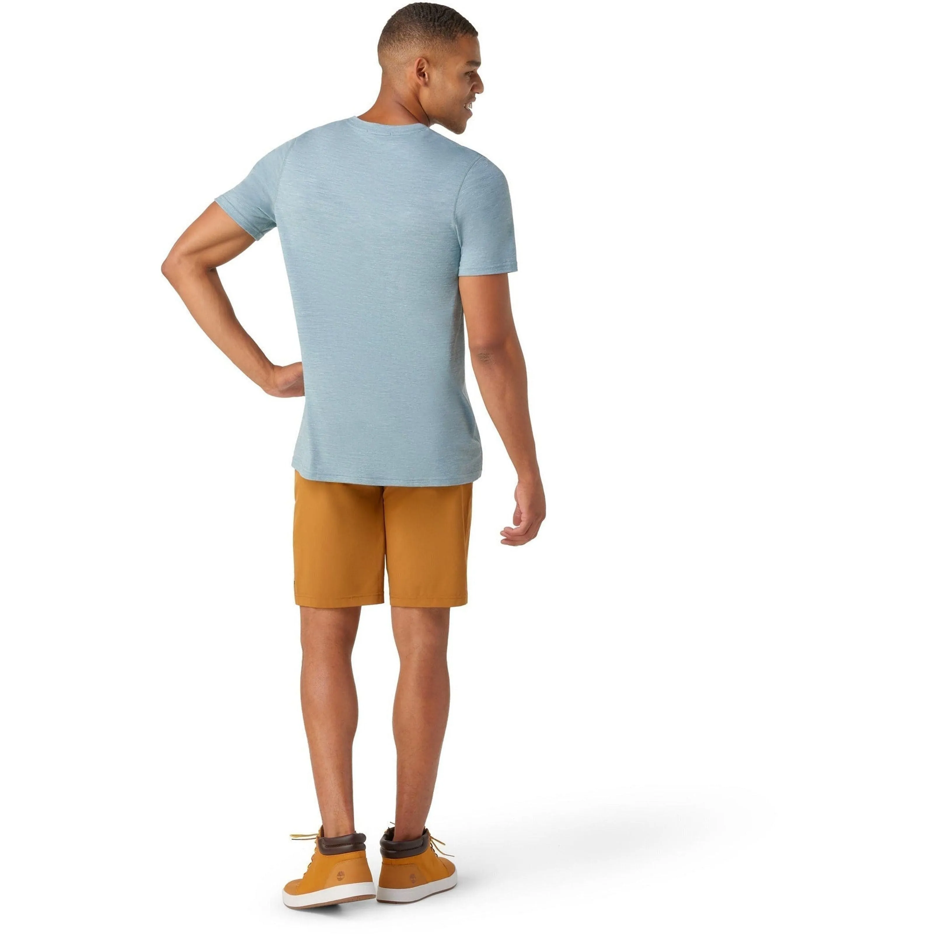 Smartwool Mens Merino Hemp Blend Short-Sleeve V-Neck Tee