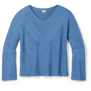 Smartwool Womens Shadow Pine Cable V-Neck Sweater