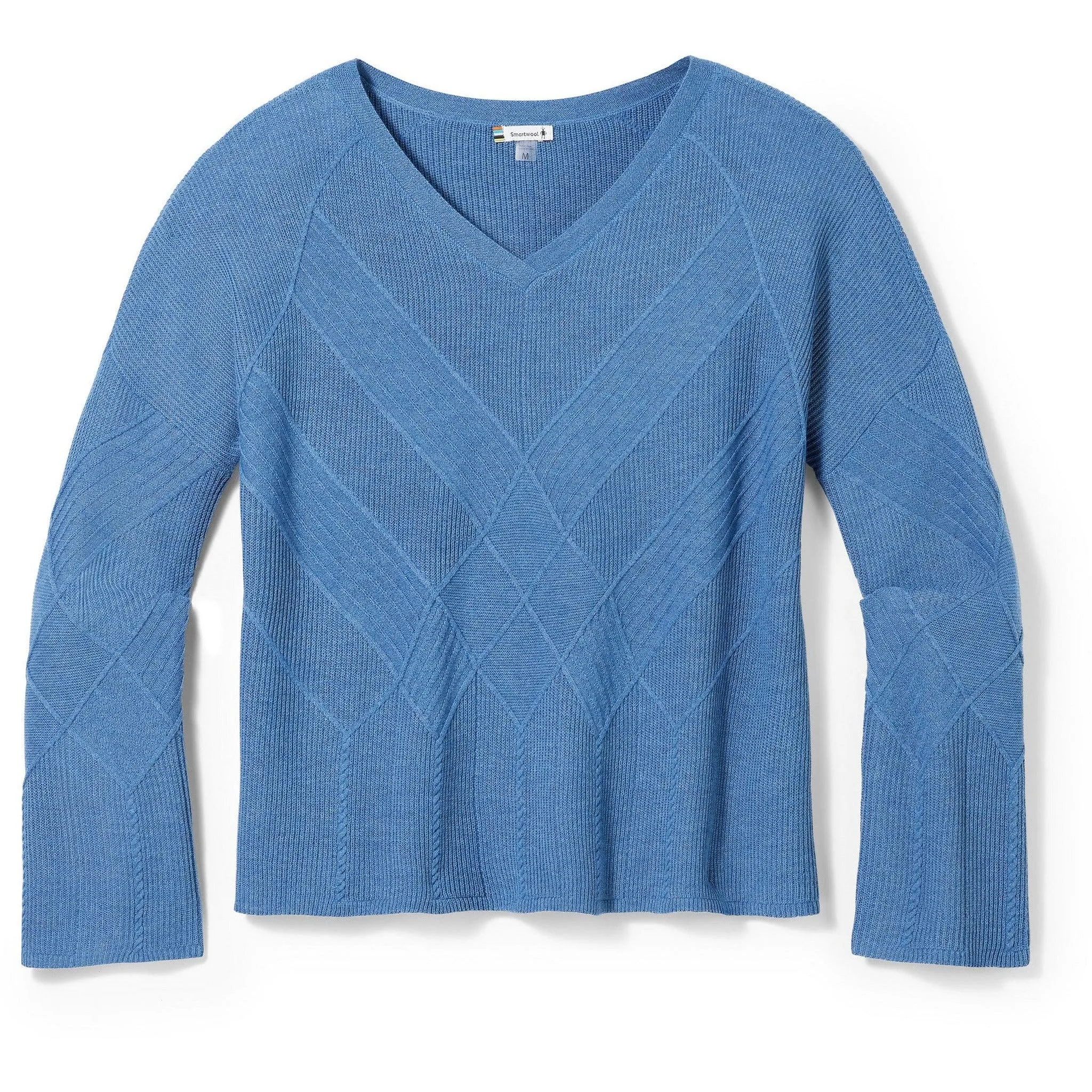 Smartwool Womens Shadow Pine Cable V-Neck Sweater