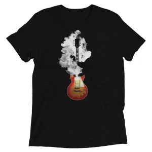 Smoking Guitar - Tri-Blend Tee