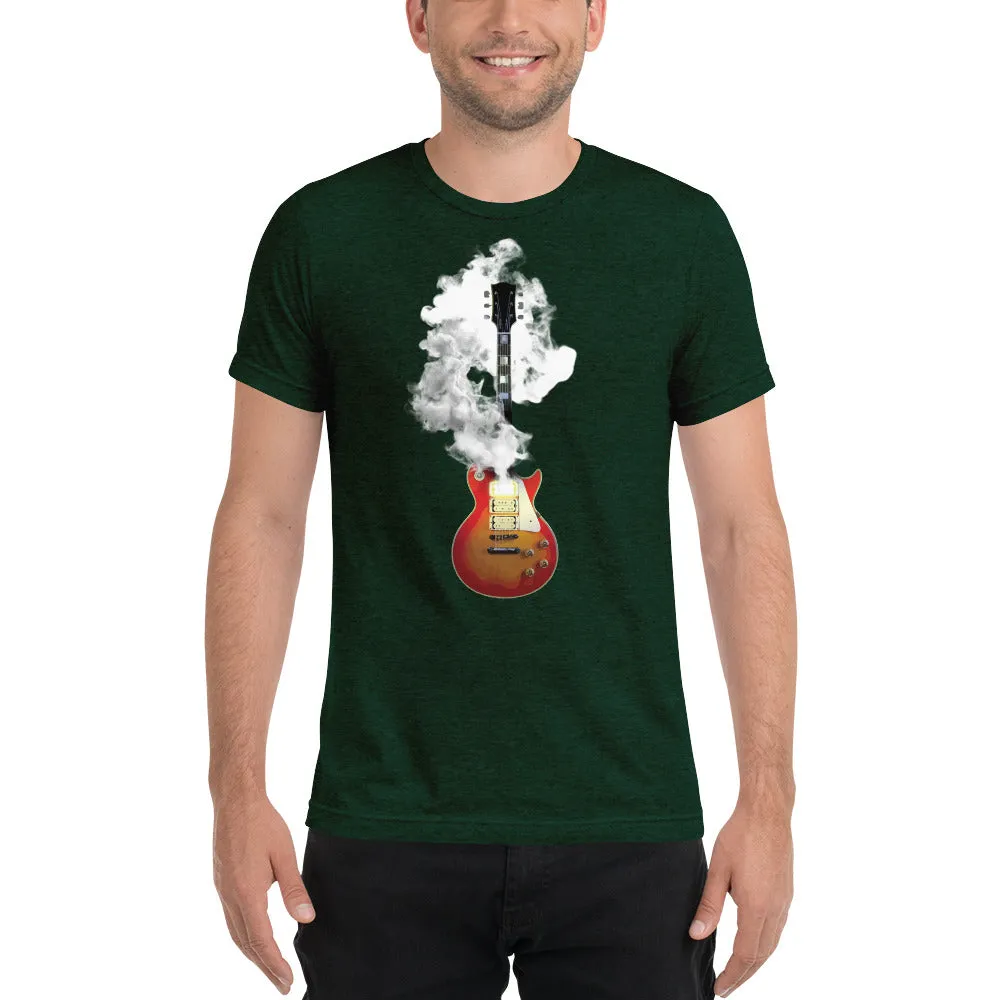 Smoking Guitar - Tri-Blend Tee