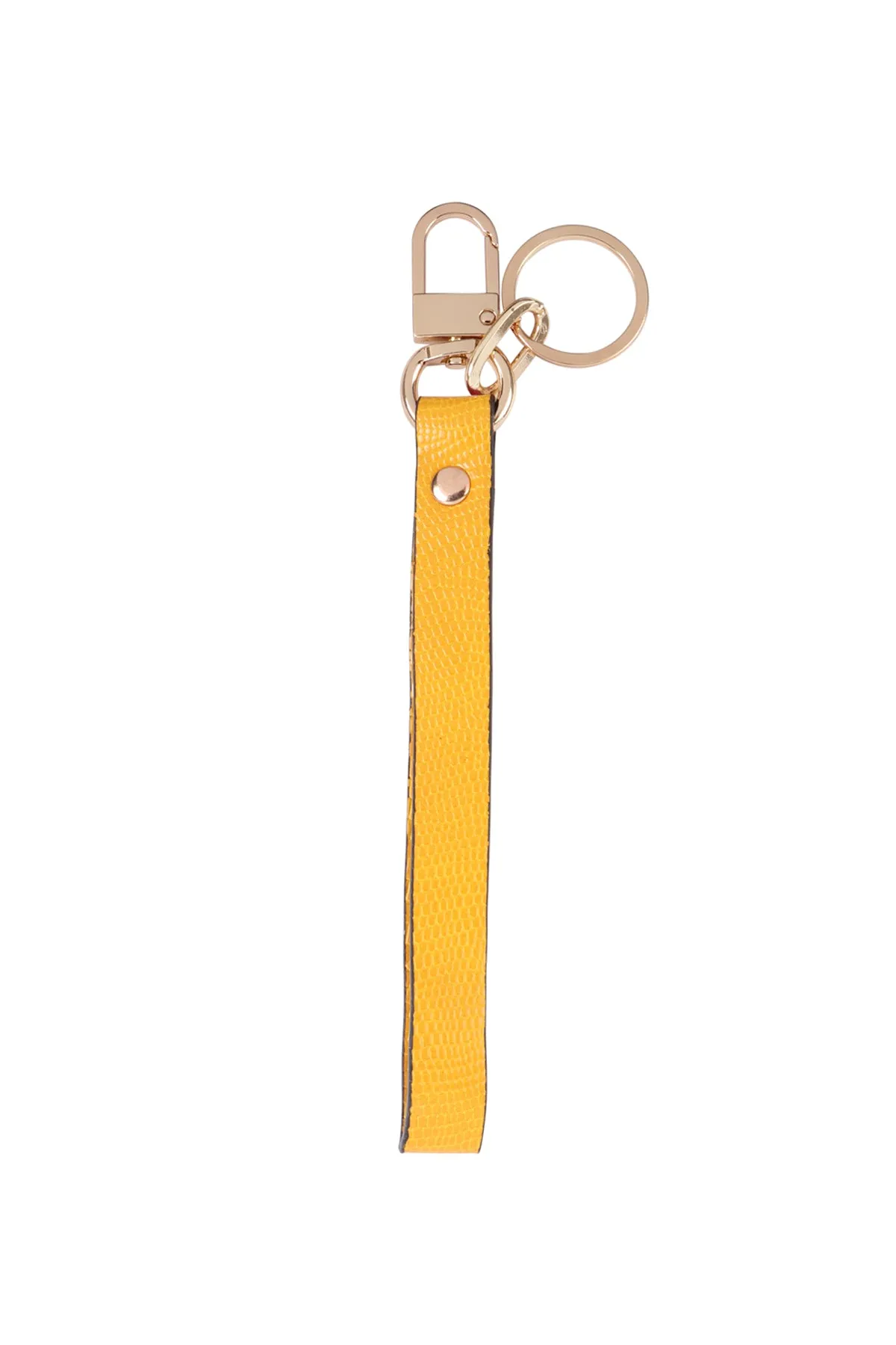 SNAKESKIN LOOP BAND KEYCHAIN