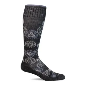 Sockwell Block Print - Charcoal