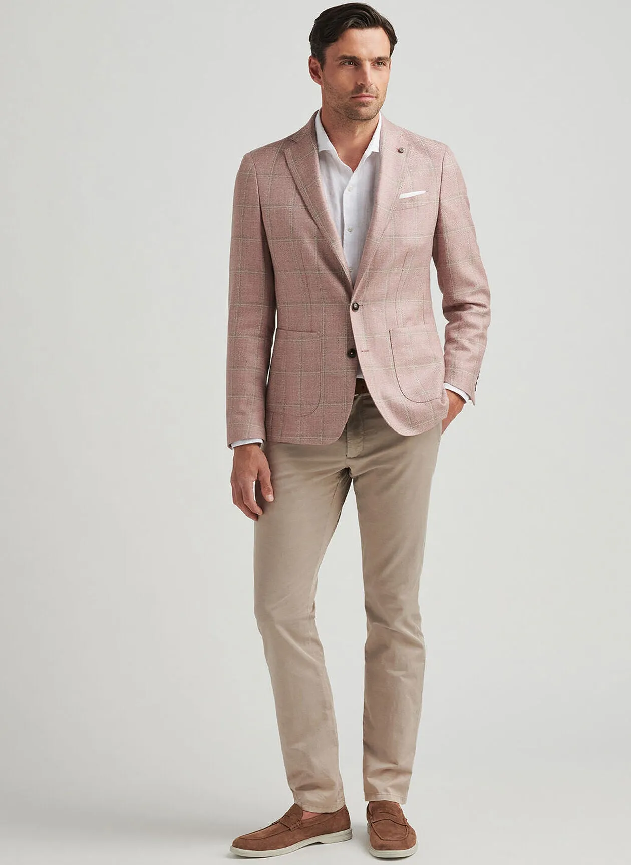Sonoma Windowpane Soft Jacket