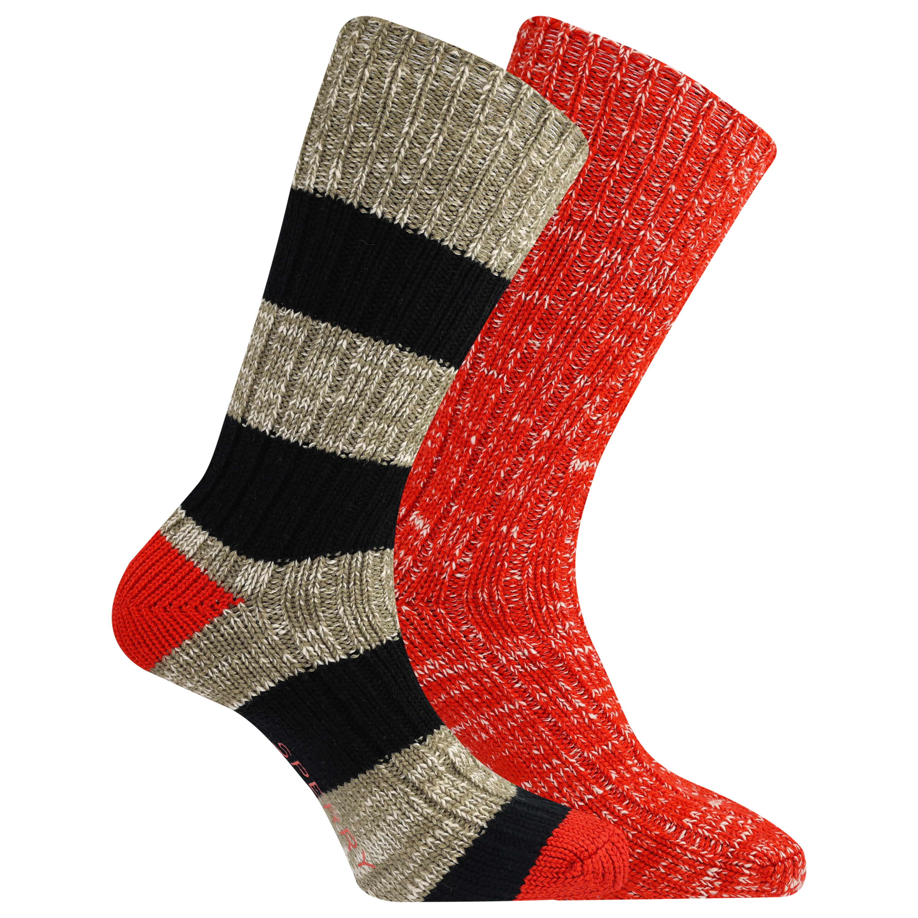 Sperry Men's Cozy Wool Blend Comfort Boot Crew Sock 2 Pair Pack