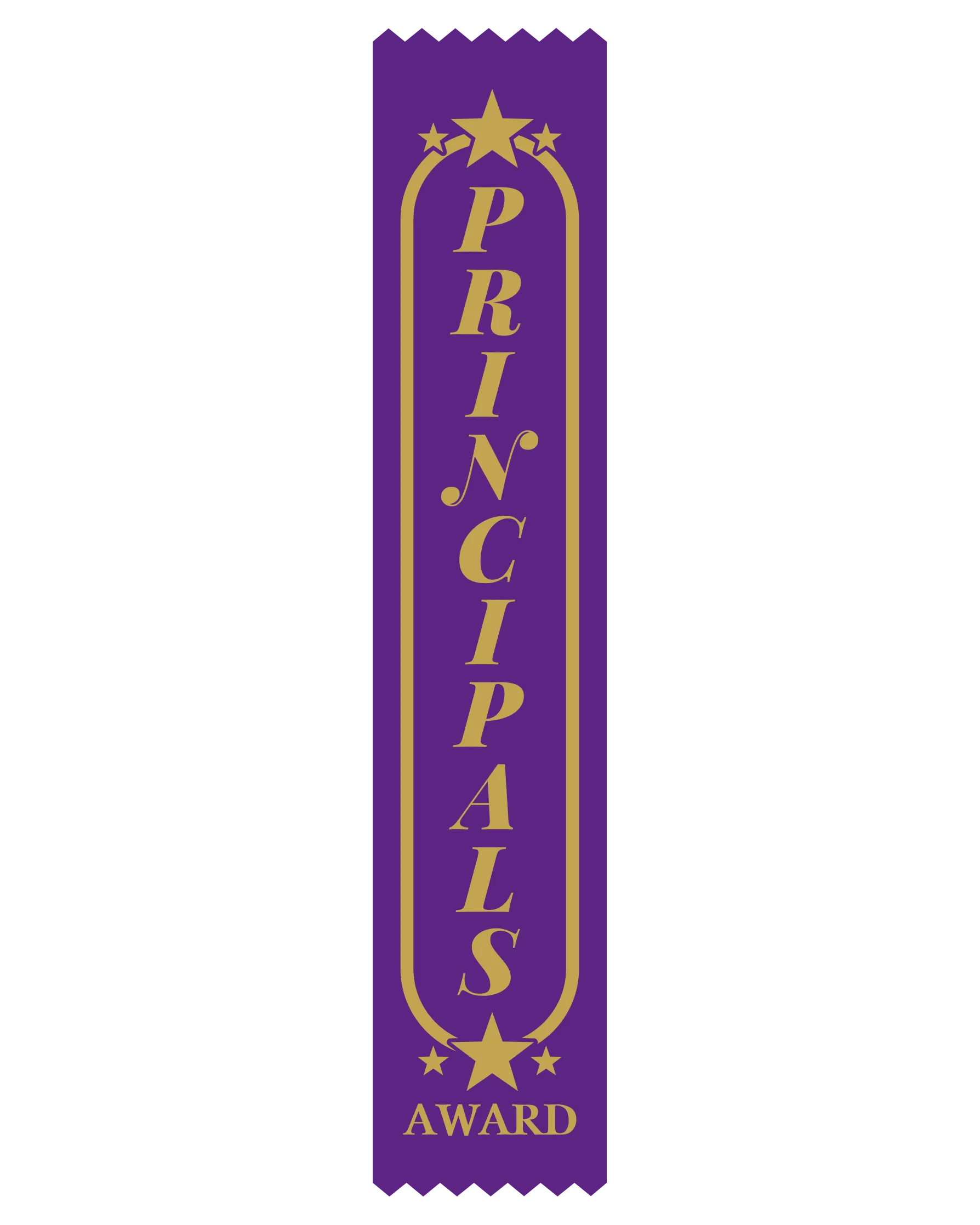SR36P Principals Award Satin Ribbon Purple