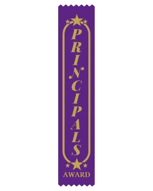 SR36P Principals Award Satin Ribbon Purple