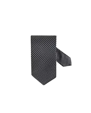 STENSTROMS | Patterned Silk Tie | Grey