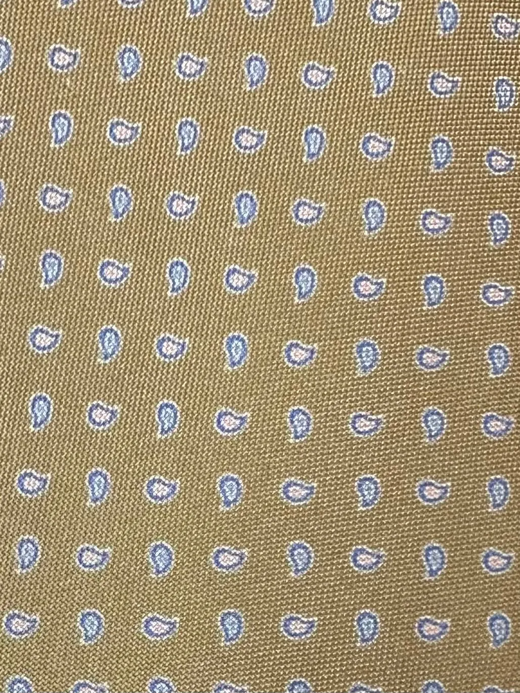 String Geometric Wheat Tie