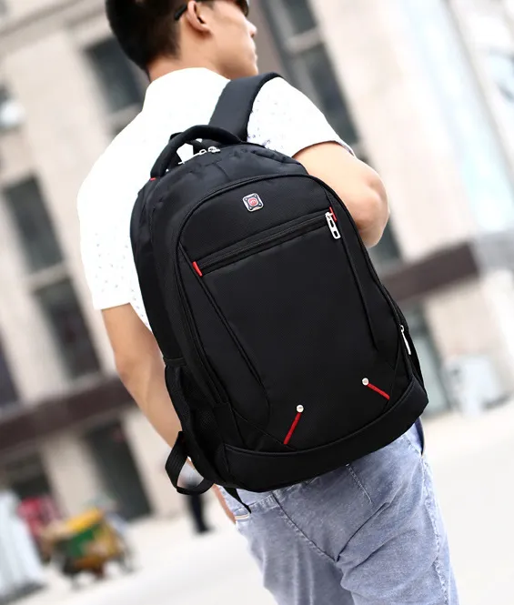 Student Schoolbag Casual Oxford Man's Backpack