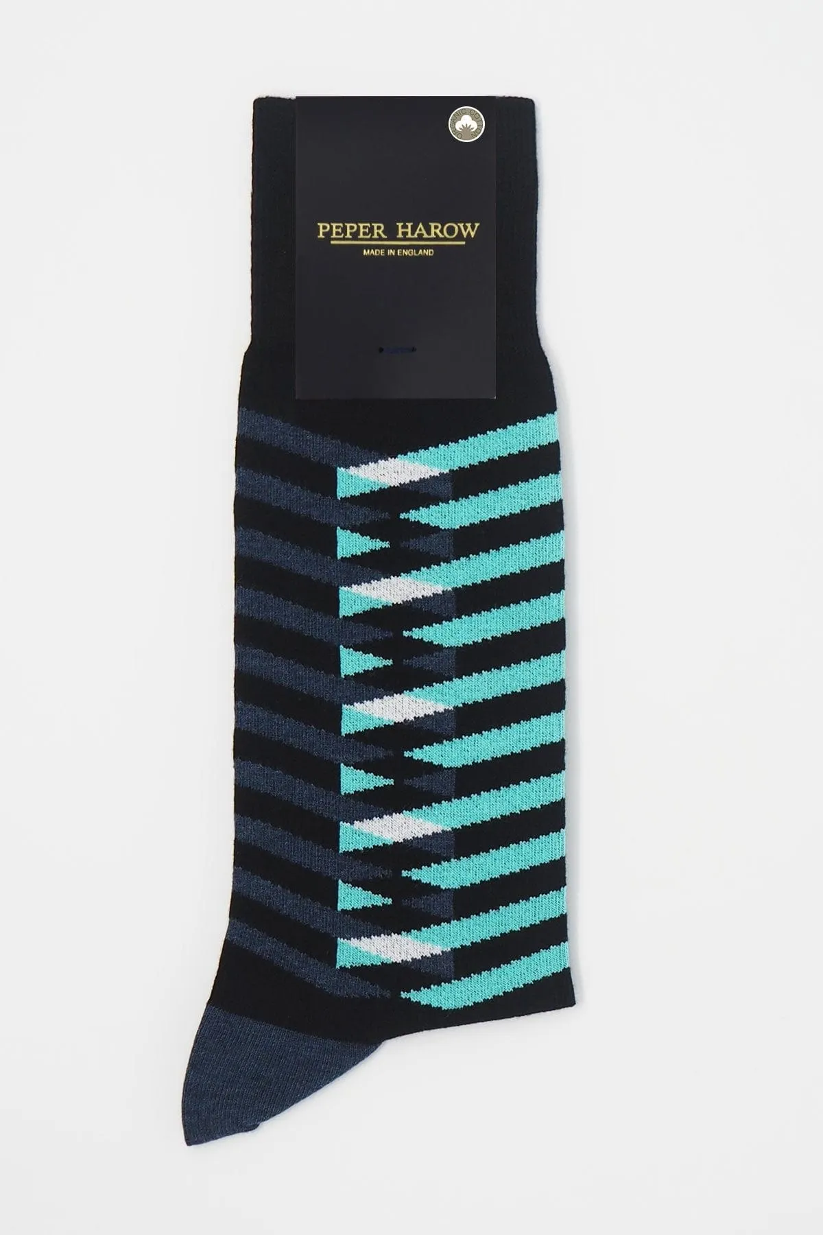 Symmetry Men's Organic Cotton Socks | Black