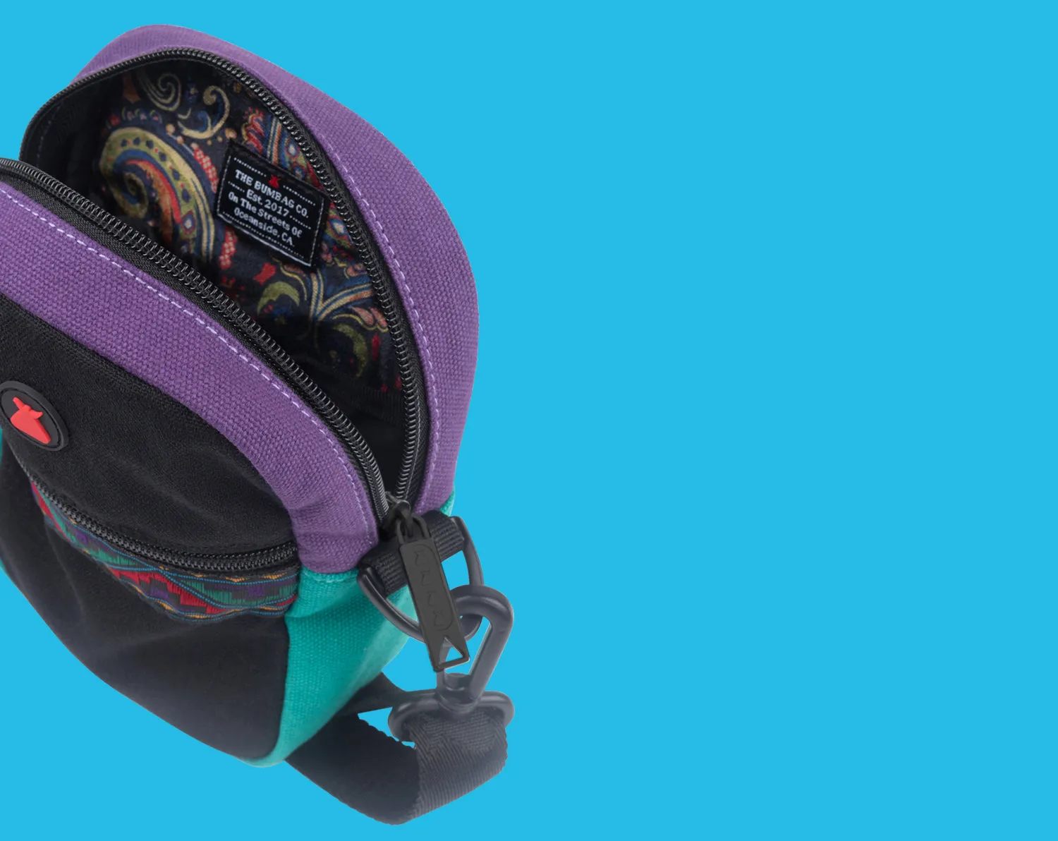 The Bumbag Co Java Compact Shoulder Bag - Black