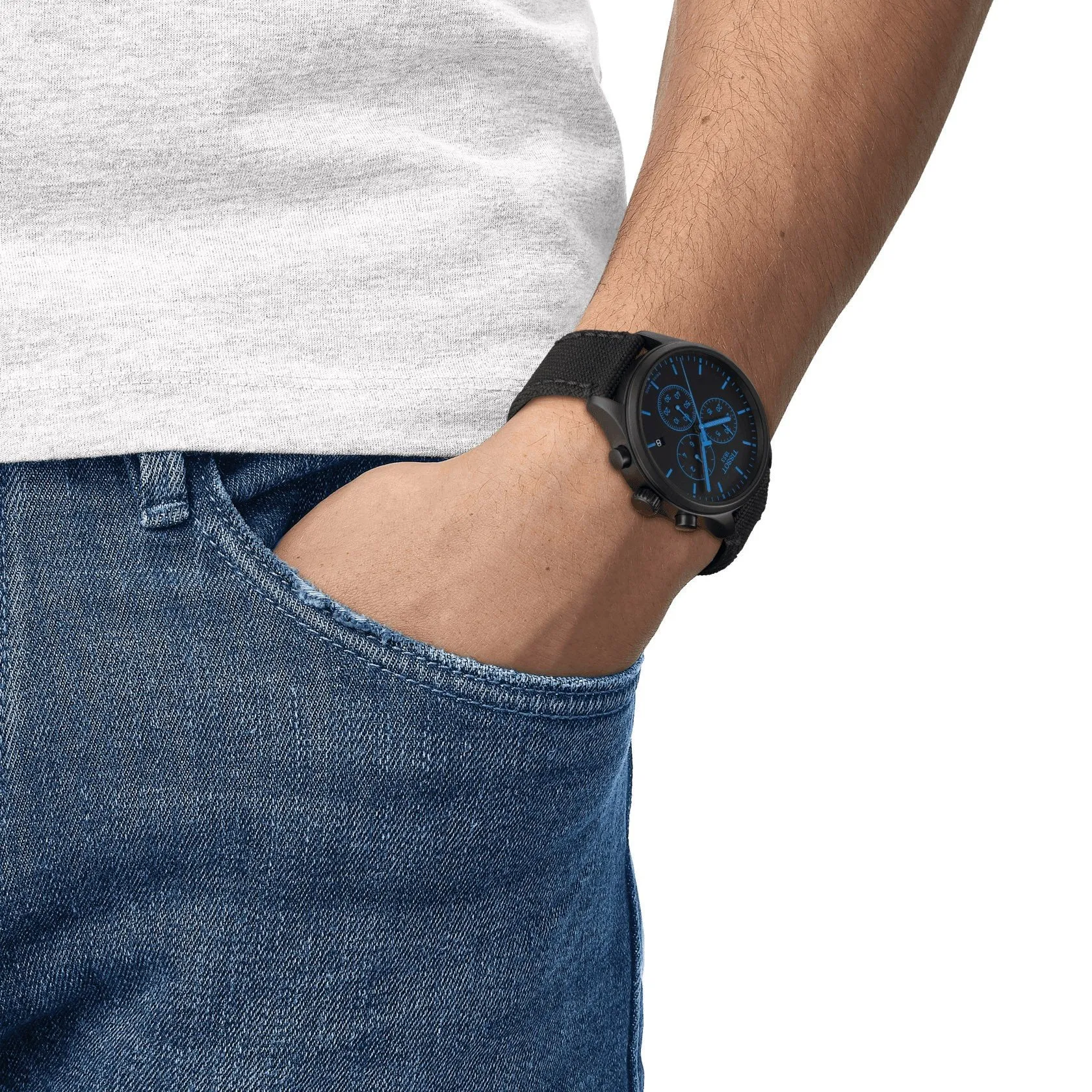 Tissot Men's Watch Chrono XL 45mm Black Steel Quartz T116.617.37.051.00