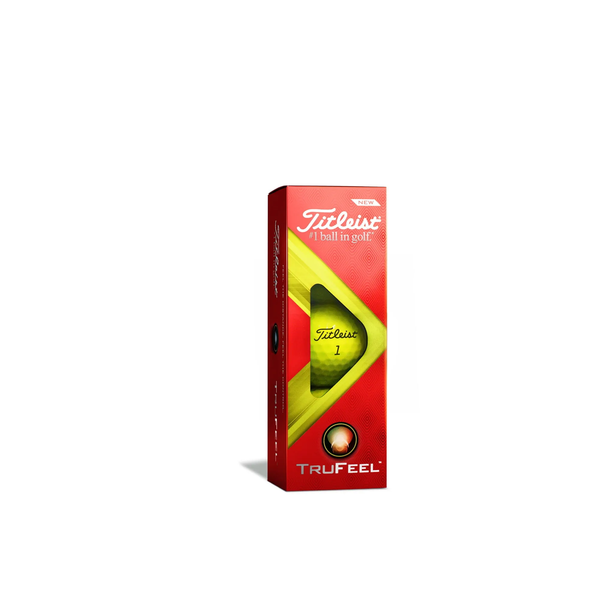 Titleist TruFeel Golf Ball, Yellow, One Dozen, Yellow, 12 Pack