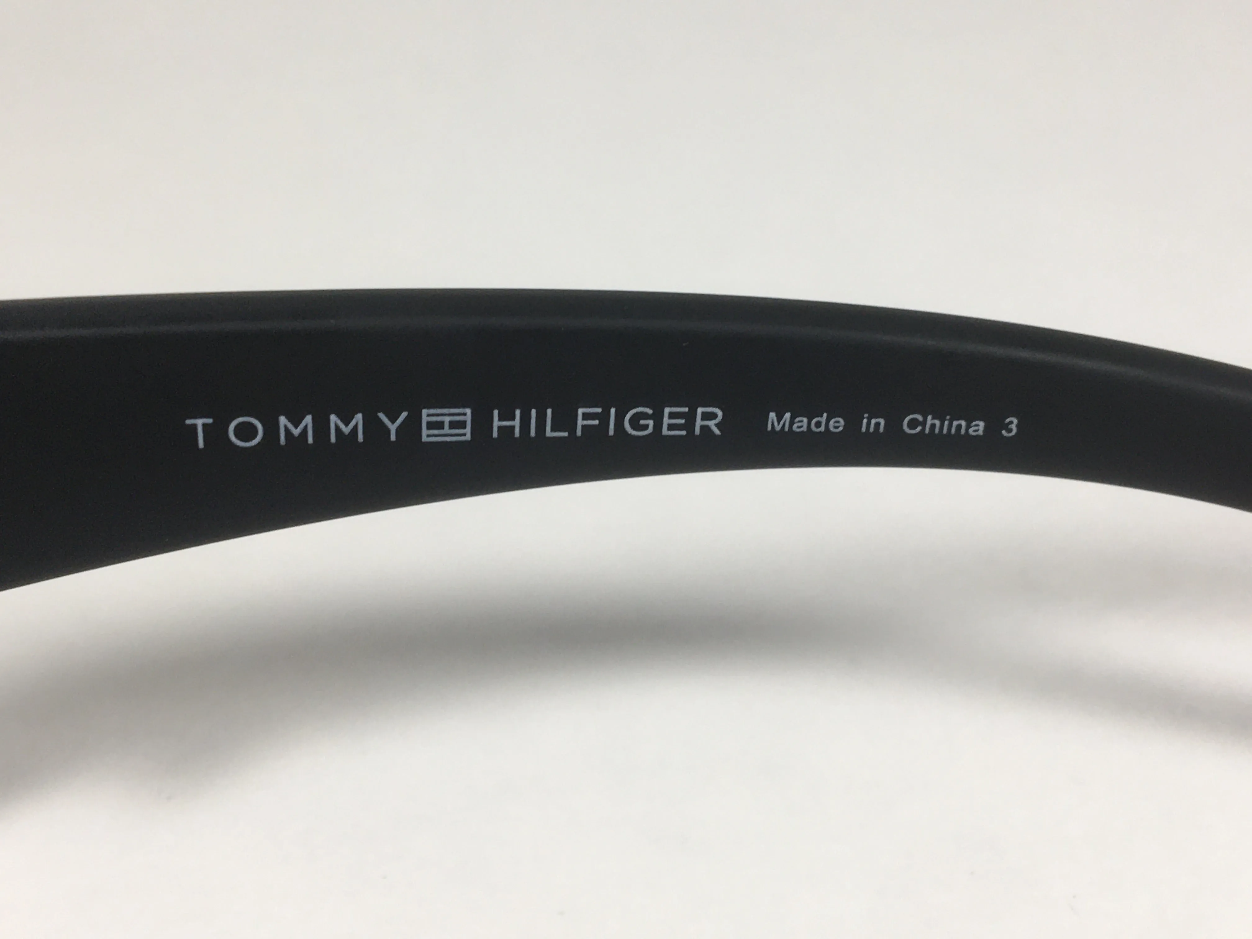 Tommy Hilfiger "Jesse" MP OM81 Sport Wrap Sunglasses Matte Black Green Lens