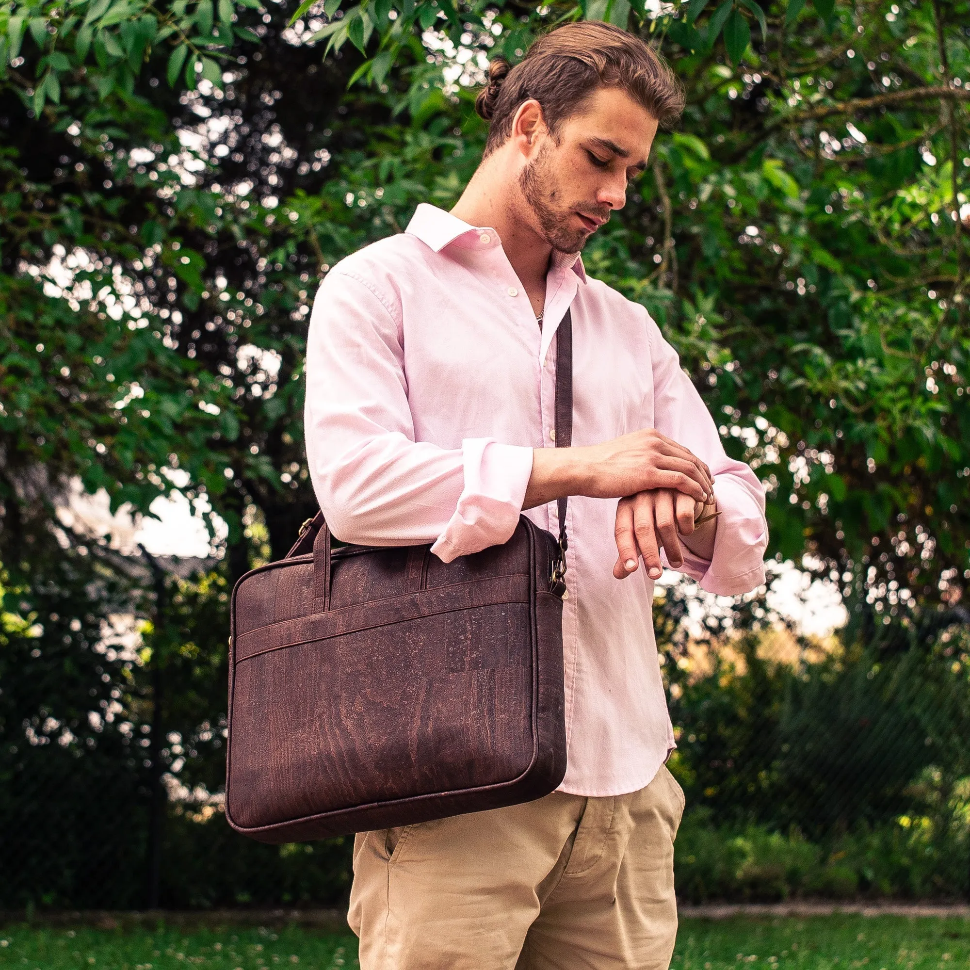 Travel Brief case, Water-Resistant Messenger Bag for Men BAGP-034