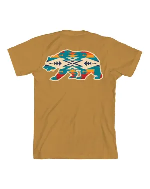 Tucson Bear Graphic Tee - Antique Gold