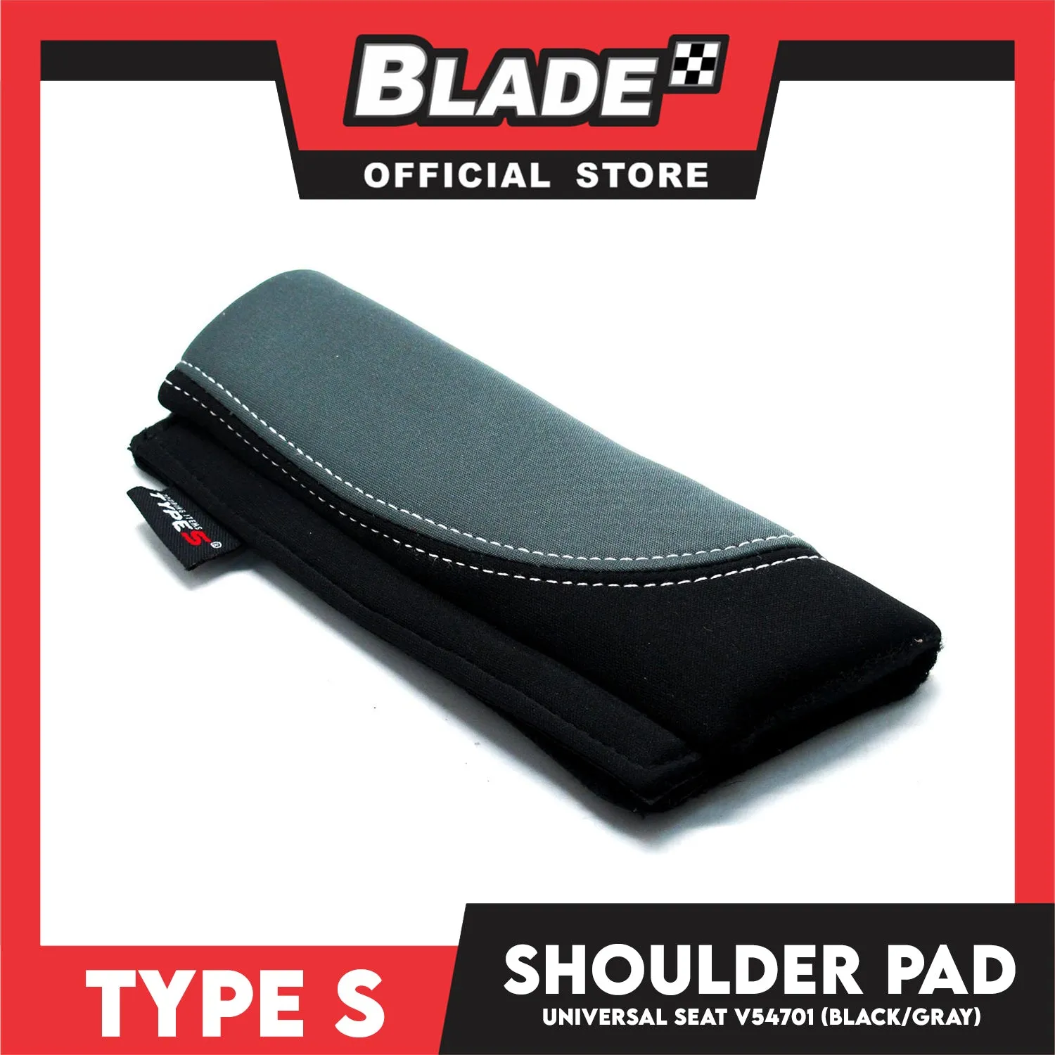 Type S Universal Shoulder Pad V54701 (Black/Gray)