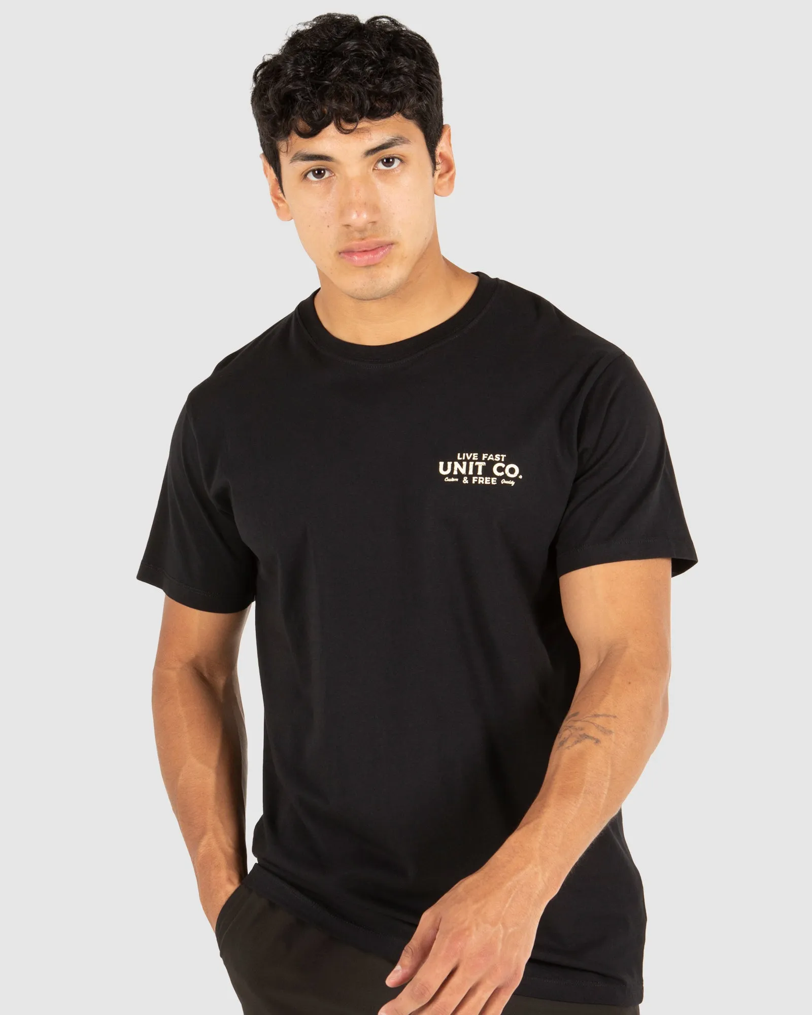 UNIT Live Fast Mens Tee