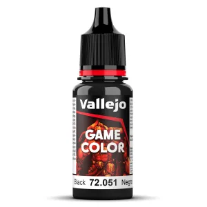 Vallejo Game Colour Black 18ml (72.051)